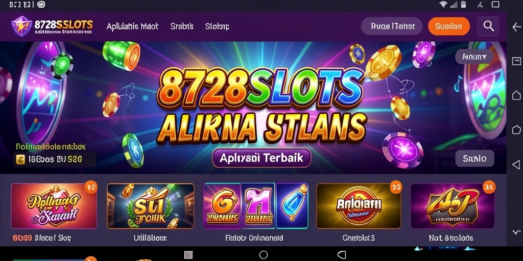 Tampilan utama 8728SLOTS dengan gameplay slot yang menarik.