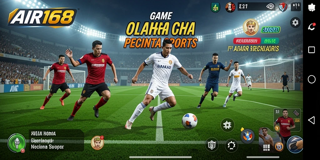 Tampilan menarik dari gameplay AIR168 saat bermain olahraga.