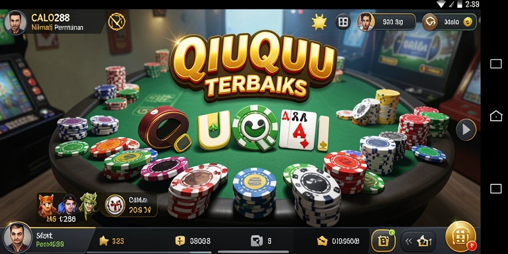 Tampilan gameplay seru di CALO288 QiuQiu.