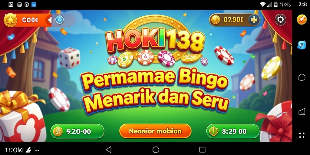 Screenshot gameplay HOKI138 menampilkan keseruan permainan Bingo.
