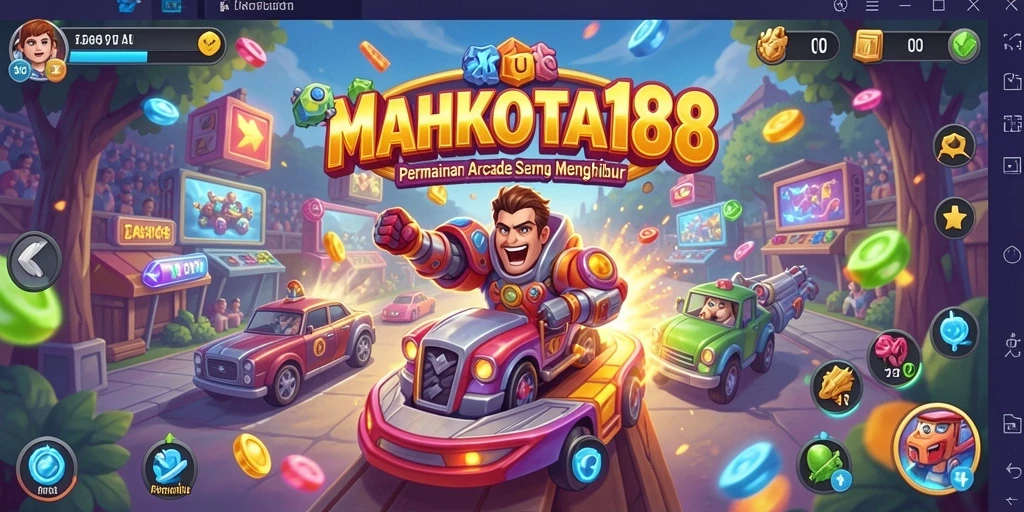 Gameplay seru MAHKOTA188 dengan tantangan arcade yang mengasyikkan.