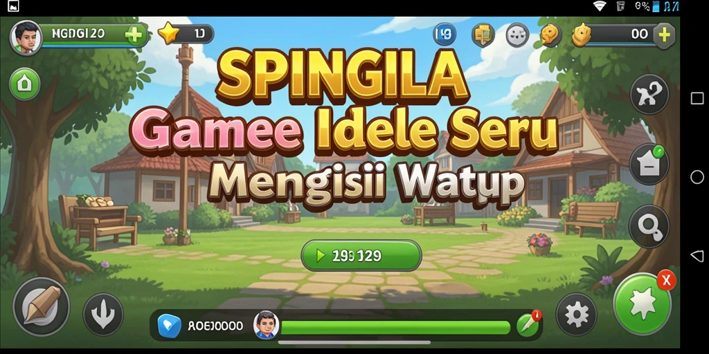Tampilan menarik dari gameplay SPINGILA yang santai.
